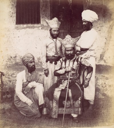 Quatro homens da Índia Oriental, década de 1870. de Francis Frith