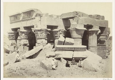 Vista do templo de Kom Ombo
Koum Ombo. Vista próxima. (título sobre o objecto) de Francis Frith