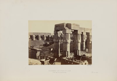 Armazéns governamentais de cereais em Luxor, a «No» das Escrituras de Francis Frith