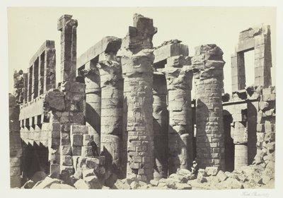 Salão das Colunas, Karnac de Francis Frith