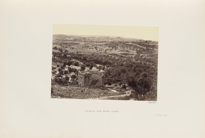 Jerusalém a partir do Monte Scopus de Francis Frith