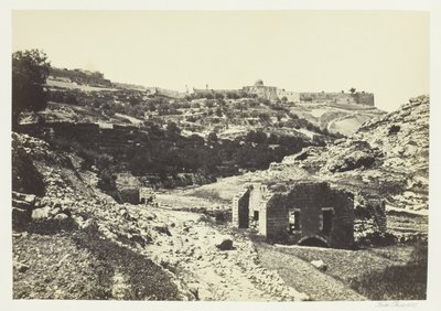 Jerusalém a partir do Muro de En-Rogel de Francis Frith