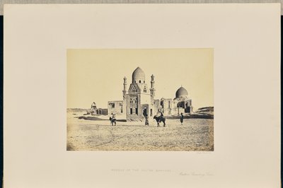 Mesquita do Sultão Barkook, Cemitério Oriental, Cairo de Francis Frith