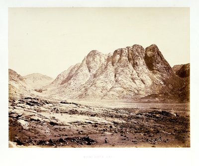 Monte Horeb, Sinai de Francis Frith