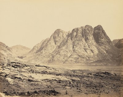 Monte Horeb, Sinai de Francis Frith