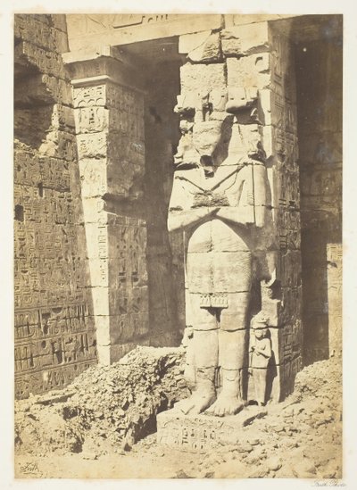 Enchimentos ossificados em Medinate-Haboo, c. ೧೮೫೭. de Francis Frith