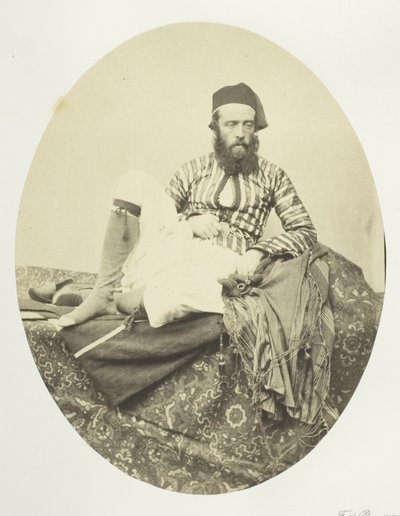 Retrato, traje de verão turco de Francis Frith