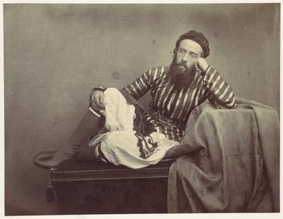 Retrato, traje de Verão turco de Francis Frith