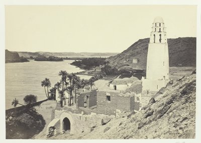 Mesquita em ruínas perto de Philæ, 1857. de Francis Frith