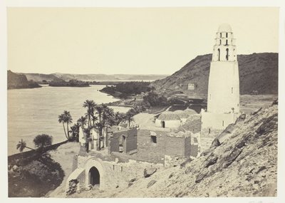 Mesquita em ruínas perto de Filæ de Francis Frith