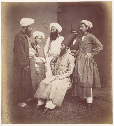 [Seis homens das Índias Orientais] de Francis Frith