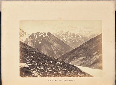 Cume do Passo da Furca de Francis Frith