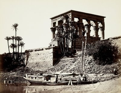O Templo de Hypaethral, Philae (Egito) de Francis Frith