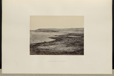A margem norte do Mar Morto de Francis Frith