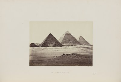 As pirâmides de Gizé de Francis Frith