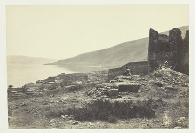 A cidade e o lago de Tiberíades, vistos do norte de Francis Frith