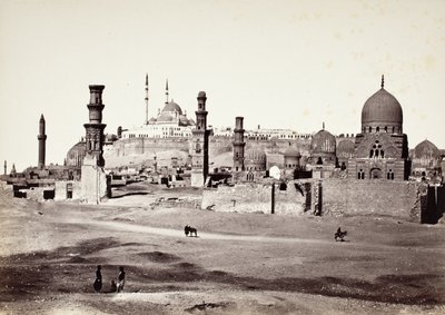Túmulos no cemitério do sul, Cairo de Francis Frith
