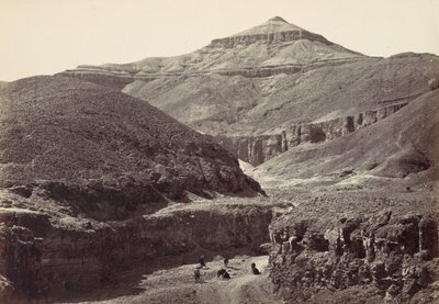 Vale dos Túmulos dos Reis, Tebas, 1857. de Francis Frith