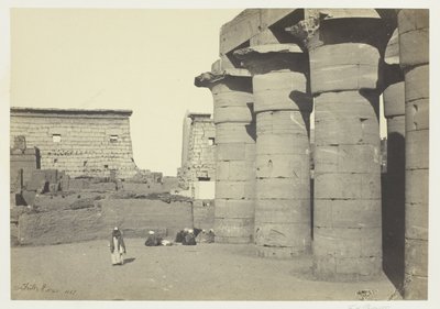 Vista do Luxor de Francis Frith