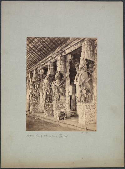 Corte de cavalos de Trichinopoly de Francis Frith and Co.