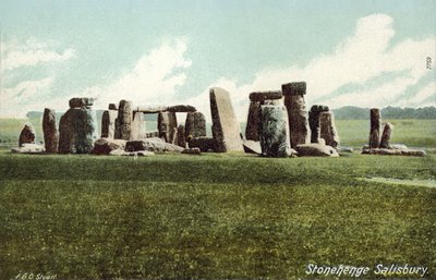 Stonehenge, Wiltshire (foto colorida) de Francis G. O. Stuart