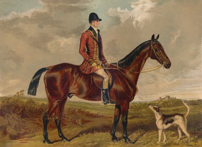 Sr. Charles Davis - Caçador dos Buckhounds reais, c1860s, c1879. de Francis Grant
