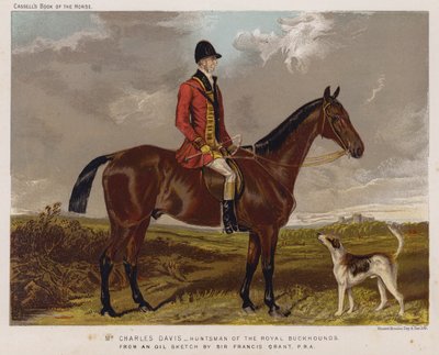Sr. Charles Davis, Caçador dos Royal Buckhounds de Francis Grant