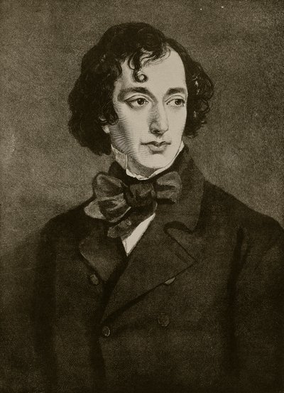 Retrato de Benjamin Disraeli, ilustração da &39;Hutchinson&39;s Story of the British Nation&39;, c.1923 de Francis Grant