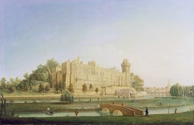 Castelo de Warwick, c.1764 de Francis Harding