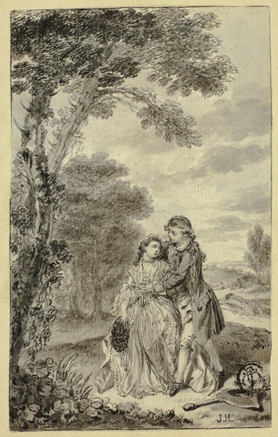 Ilustração para Roderick Random, de Tobias Smollett de Francis Hayman