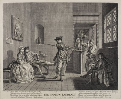 A proprietária Wapping, 1743 de Francis Hayman