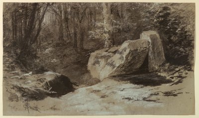 Rochas na floresta de Francis Hopkinson Smith