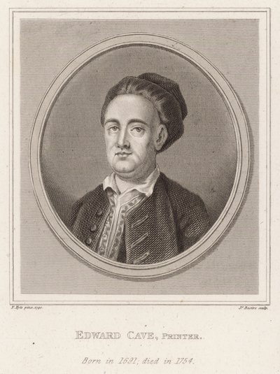 Edward Cave, impressora, nascido em 1891, morreu em 1754 de Francis Kyte