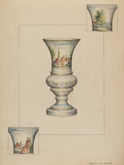 Vaso de isqueiro de Francis Law Durand
