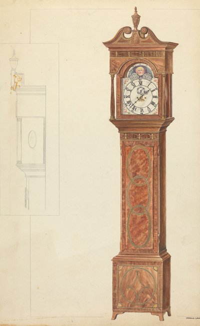 Relógio do avô de Francis Law Durand