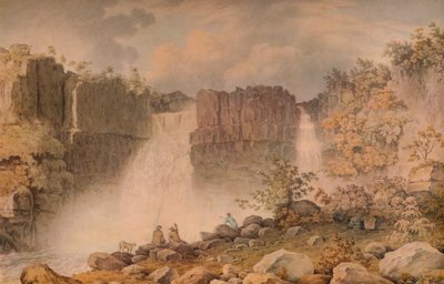 Alta Força, Teesdale, c1807 de Francis Nicholson