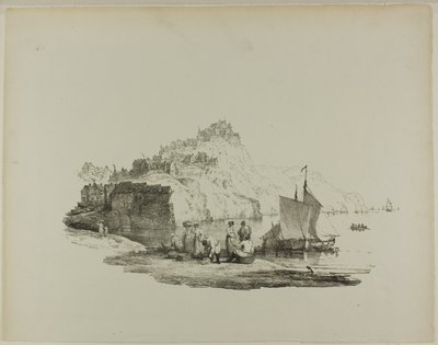 Baía de Robin Hood, Yorkshire de Francis Nicholson