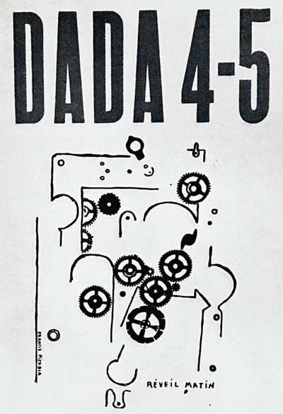 Capa da revista Dada 4-5, concebida por Francis Picabia (1879-1953), Zurique de Francis Picabia