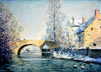 Pont Aubert, efeito de neve de Francis Picabia