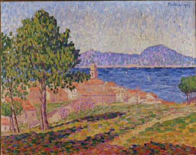 Vista de St. Tropez a partir da cidadela (óleo sobre tela) de Francis Picabia