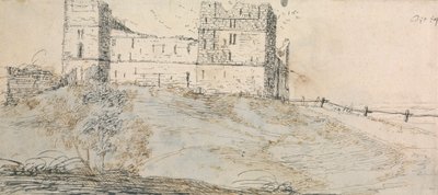 Lado Este do Castelo do Xerife Hutton de Francis Place