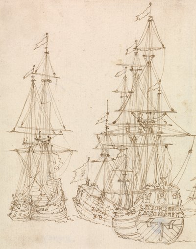Estudos de Navios de Francis Place