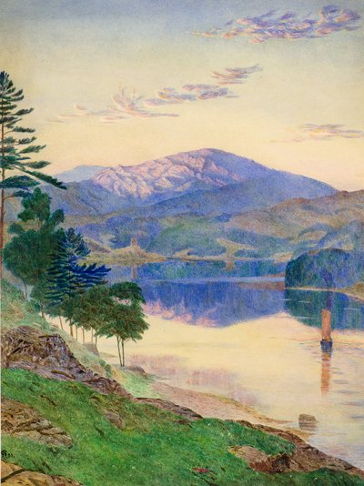 Cena do lago de Francis Powell