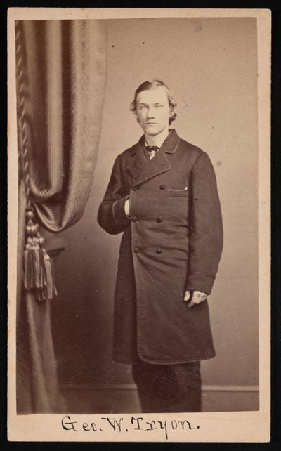 Retrato de George Washington Tryon 1838-1888, por volta de 1860. de Francis S Keeler