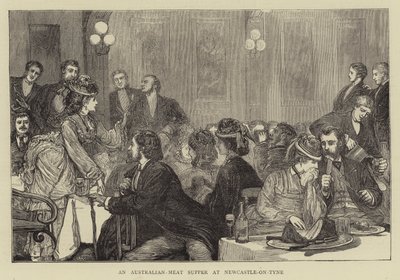 Uma ceia de carne australiana em Newcastle-on-Tyne de Francis S. Walker