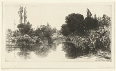 Lago
Lago Shere Mill Pond de Francis Seymour Haden (Sir) (signed by artist)
