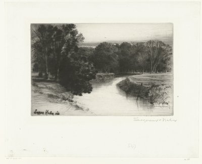 Pôr do sol na Irlanda Um pôr do sol na Irlanda de Francis Seymour Haden (Sir) (signed by artist)