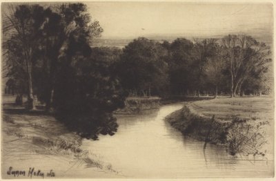 Um pôr do sol na Irlanda de Francis Seymour Haden