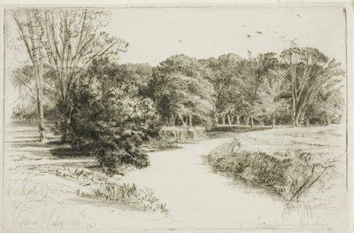 Um pôr do sol na Irlanda de Francis Seymour Haden