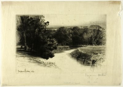 Um pôr do sol na Irlanda de Francis Seymour Haden